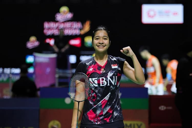 Ester Nurumi Ungkap Kunci Sukses Bikin Kejutan pada Debut di Indonesia Open 2024