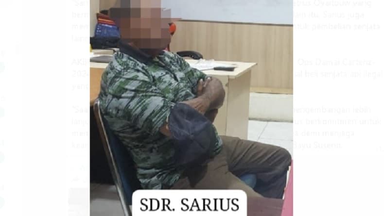 Terungkap, Sarius Indey Tersangka Baru Pemasok Senpi ke OPM Ternyata ASN Warga Jayapura