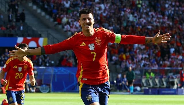 Hasil Spanyol vs Kroasia di Euro 2024: La Furia Roja Pesta 3 Gol di Babak Pertama