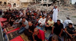 Sedihnya Suasana Idul Adha di Gaza, Anak-Anak Kehilangan Orang Tua dan Tak Punya Makanan