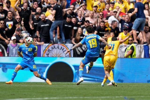 Hasil Euro 2024: Main Efektif, Rumania Unggul 1-0 Vs Ukraina di Babak Pertama