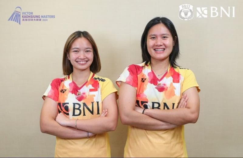 Hasil Taipei Open 2024: Menang Mudah, Lanny/Rachel Lolos 16 Besar