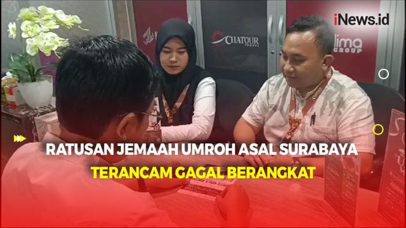 Jemaah Umroh Asal Surabaya Terancam Gagal Berangkat ke Tanah Suci Imbas Server PDN Diretas 