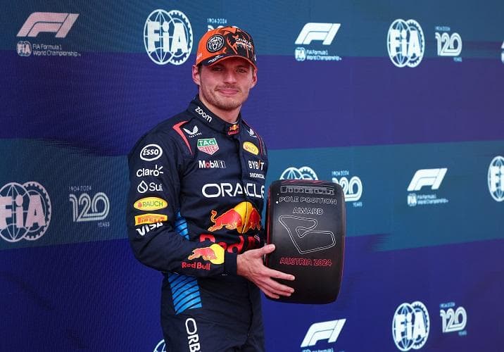 Hasil Kualifikasi F1 GP Austria 2024: Verstappen Pole Position,  Hamilton Keempat