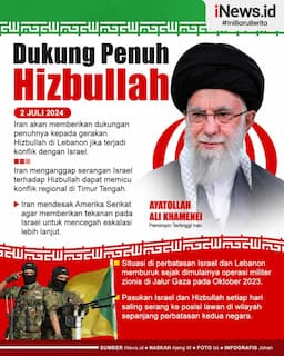 Infografis Iran Bakal Dukung Penuh Hizbullah jika Perang dengan Israel