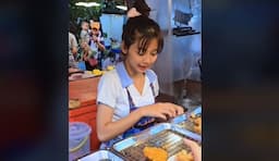 Viral, Remaja Cantik Penjual Ayam Goreng Ini Mirip Lisa Blackpink