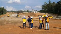 Terkendala Pembebasan Lahan, Proyek Jalan Tol Bayung Lencir-Tempino Seksi 3 Tak Sesuai Target