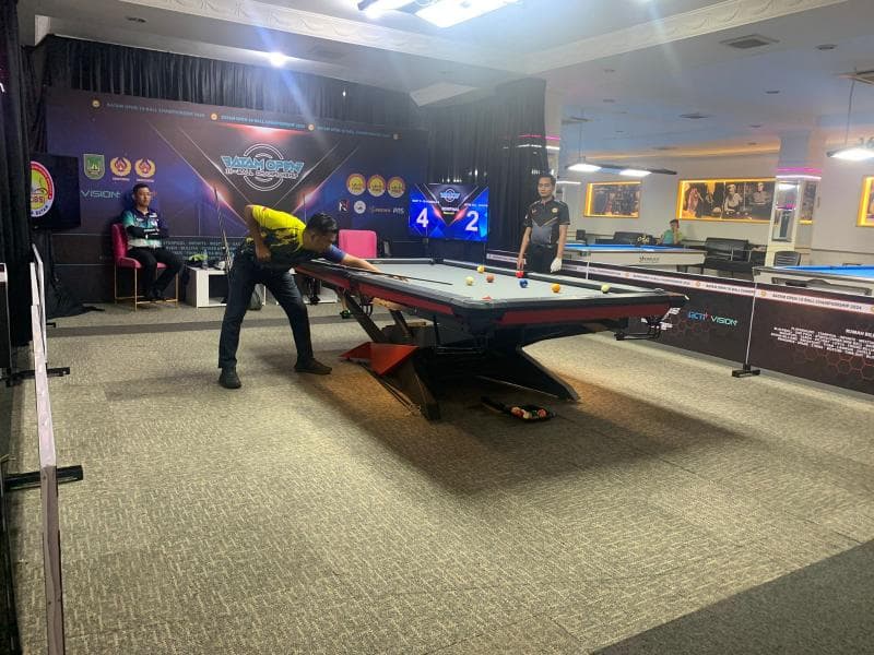 4 Jagoan Biliar Berlaga di Semifinal Batam Open Ten Ball Championship 2024