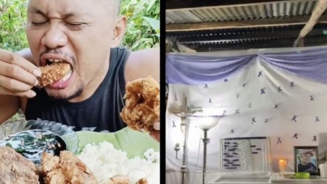 Viral Kreator asal Filipina Meninggal usai Mukbang Sepiring Besar Ayam Goreng