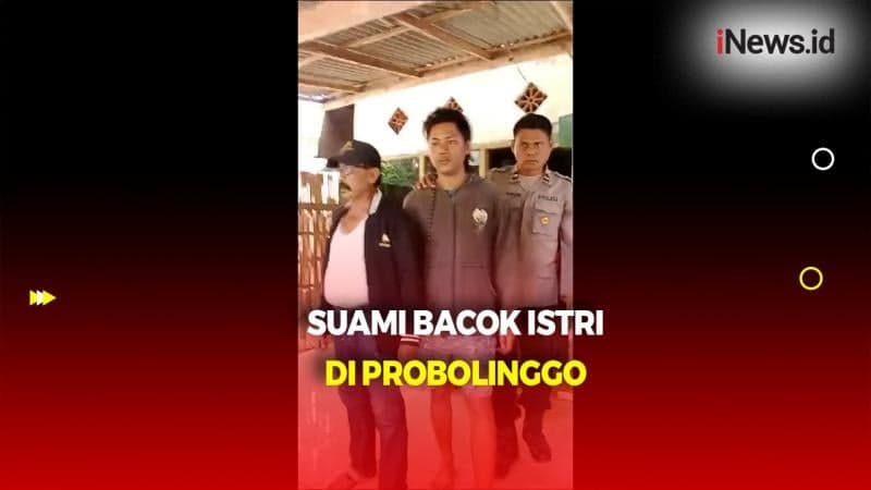 Sadis! Suami di Probolinggo Bacok Istri di Depan Balita