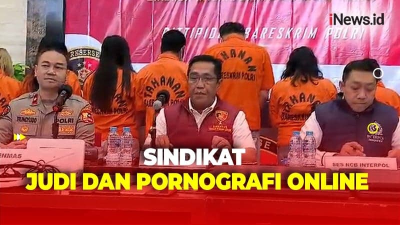 Polri Gulung Sindikat Judi dan Pornografi Online Jaringan Taiwan