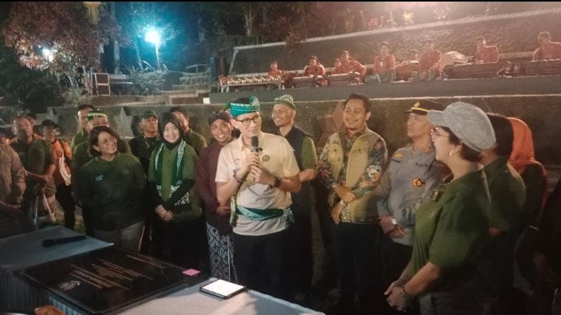 Terpikat Desa Wisata Jatimulyo Kulonprogo, Sandiaga Uno Dukung Rute Baru Penerbangan YIA-Tokyo