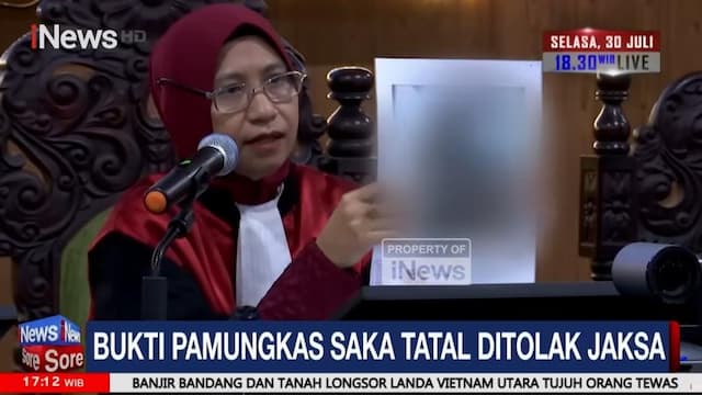 10 Bukti Pamungkas Baru yang Diajukan Saka Tatal Ditolak Jaksa