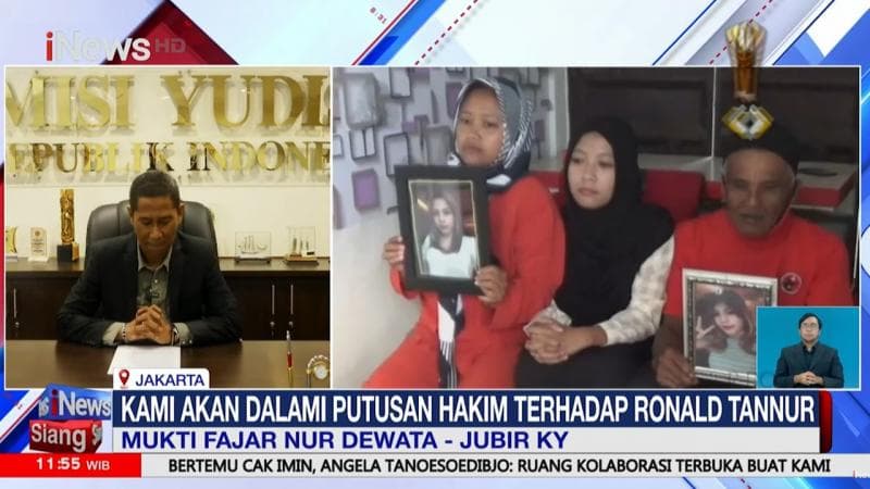 KY Akan Periksa Hakim PN Surabaya Buntut Vonis Bebas Ronald Tannur