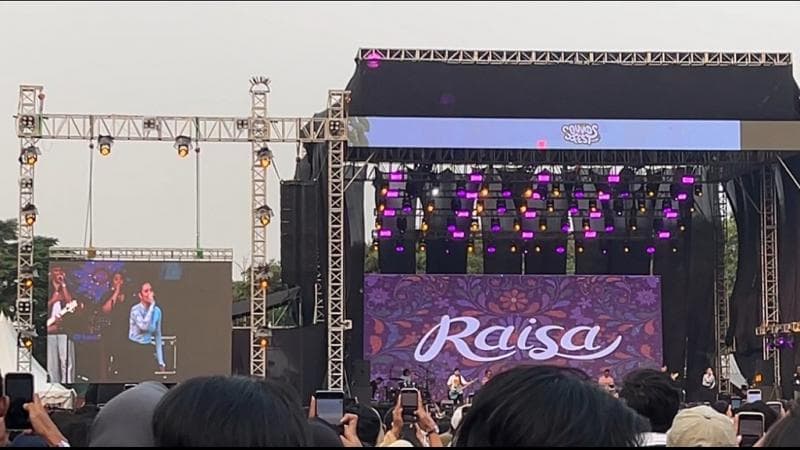 Sounds Fest 2024, Raisa Ajak Penonton Galau: Jangan Bosan Ya Sama Aku