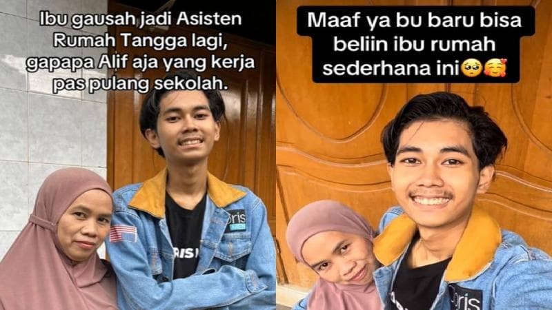 Kisah Perjuangan Alif Cepmek Bahagiakan Ibunya, dari Tukang Parkir sampai Bisa Beli Rumah