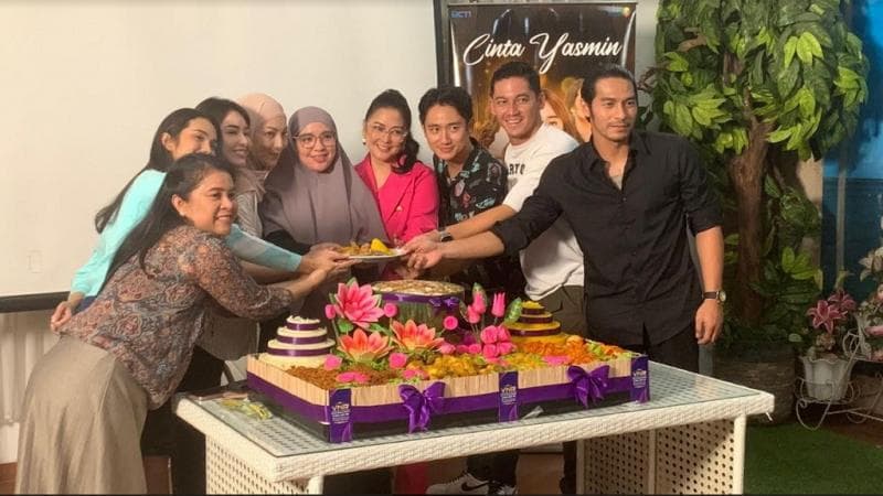 Sinetron Cinta Yasmin Produksi MNC Pictures Tayang Episode Pertama, Kru dan Artis Tumpengan