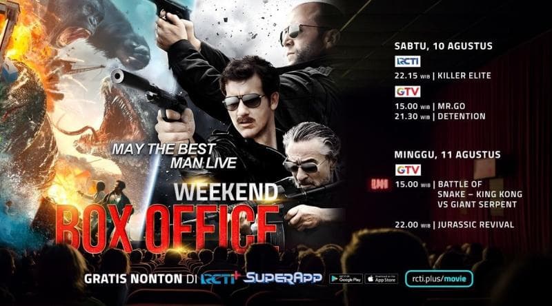 Jadwal Film Akhir Pekan Nonton Gratis di RCTI+