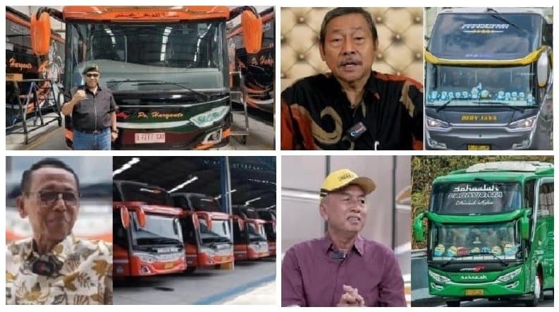 5 Pemilik PO Bus Besar Berjuang dari Nol, Nomor 4 Tidak Lulus SD demi Bantu Keluarga