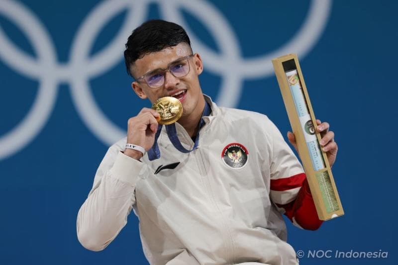 Lifter Rizki Juniansyah Sebut PON Tak Kalah Bergengsi dari Olimpiade