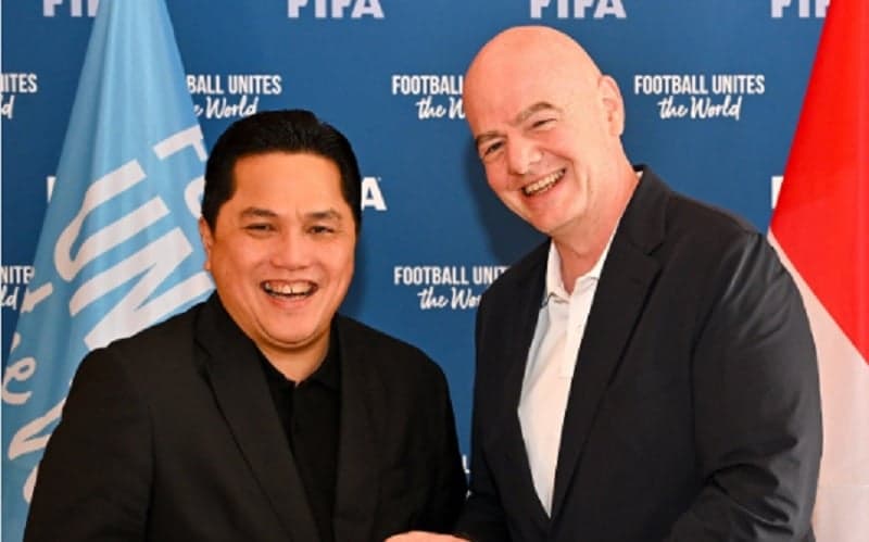 Presiden FIFA Jumpa Erick Thohir, Titip Salam untuk Atlet Indonesia di Olimpiade Paris 2024