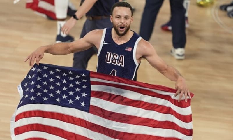 Timnas Basket AS Raih Emas Olimpiade Paris 2024, Stephen Curry Pahlawan