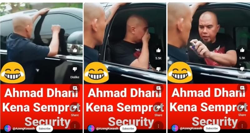 Disemprot Security Parkir Sembarangan, Lucu Ahmad Dhani Balas Semprot Pakai Parfum: Ente Bau Ketek!