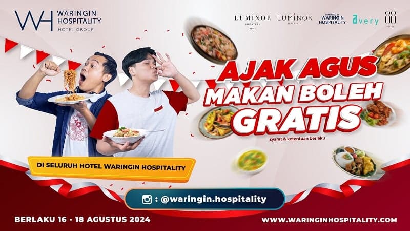 Waringin Hospitality Hotel Group Adakan Promo Ajak Agus Makan Gratis, Cek Syaratnya!