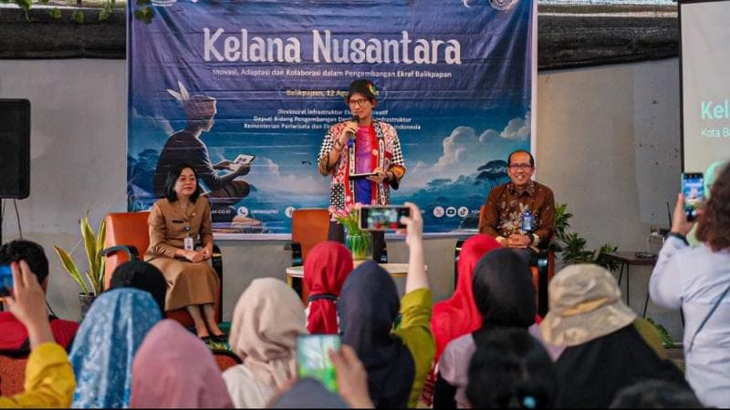 Sandiaga Uno Ajak Pelaku Ekraf Balikpapan Perkuat Inovasi Kembangkan Potensi