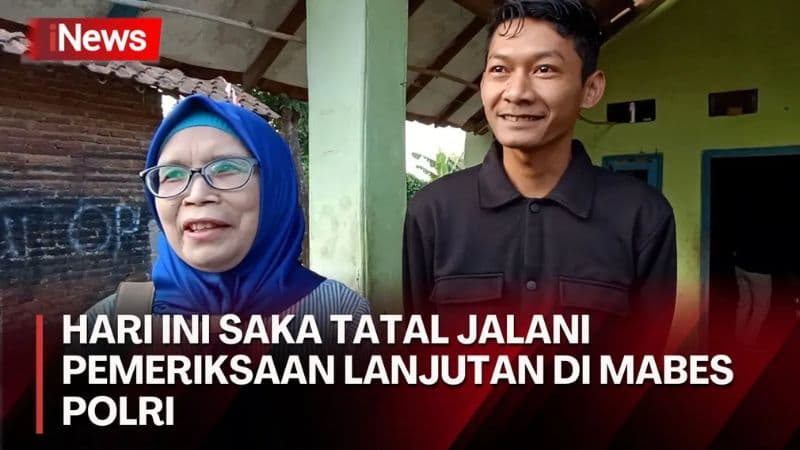 Saka Tatal Jalani Pemeriksaan di Mabes Polri terkait Kesaksian Palsu Aep dan Dede di Kasus Vina Cirebon