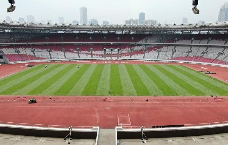 Penampakan Kondisi Terkini SUGBK jelang Laga Timnas Indonesia Vs Australia, Masih dalam Masa Perawatan!