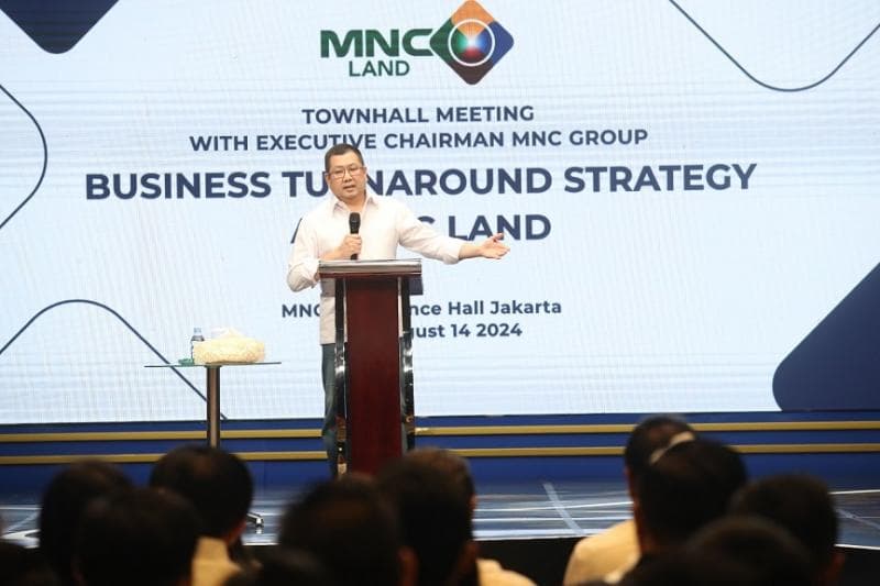 Hadiri Town Hall Meeting MNC Land, Hary Tanoesoedibjo Bicara Pentingnya Perumusan Model Bisnis