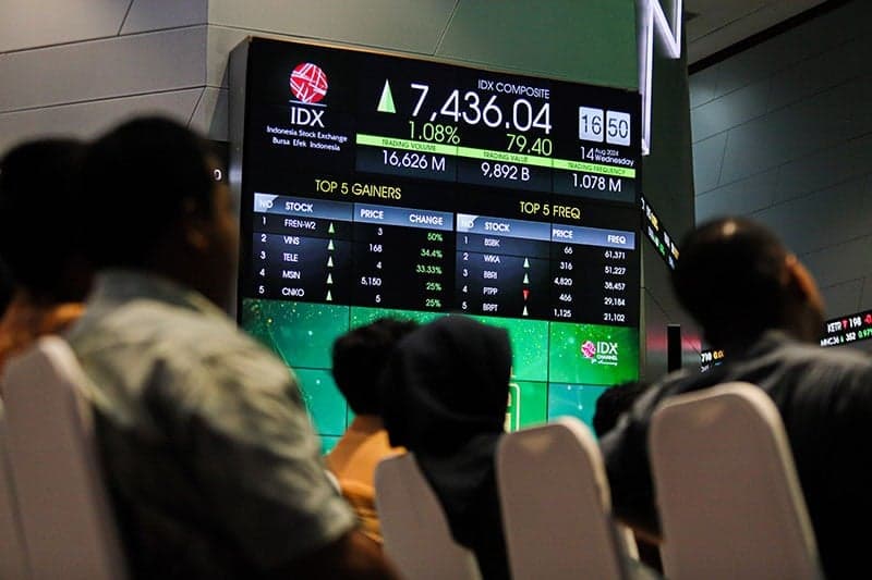 IHSG Dibuka Melesat ke 7.604, Ada 219 Saham yang Menguat