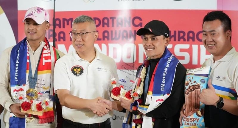 Veddriq dan Rizki Kagum dengan Sambutan Masyarakat Indonesia usai Raih Emas Olimpiade Paris 2024