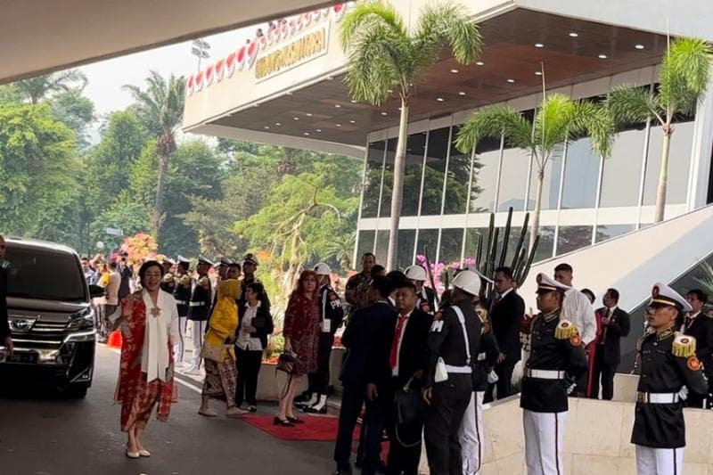 Sri Mulyani hingga Airlangga Hartarto Hadiri Sidang Tahunan MPR 2024