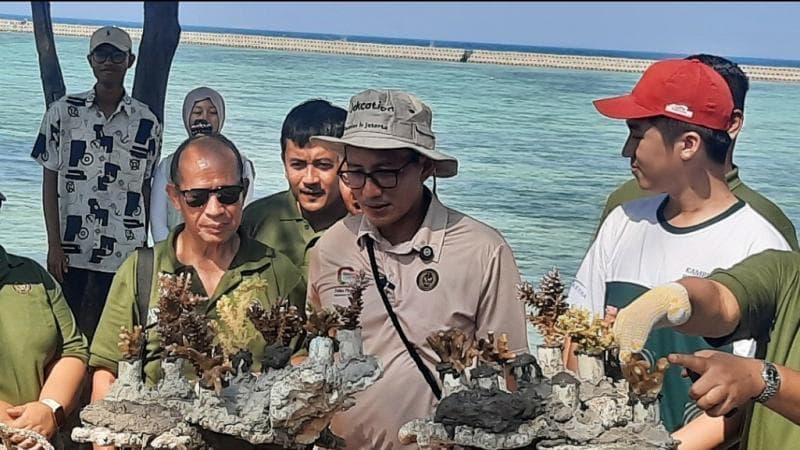 Punya Pemandangan Indah, Sandiaga Uno Bangga Pulau Pramuka Jadi Desa Wisata Terbaik ADWI 2024