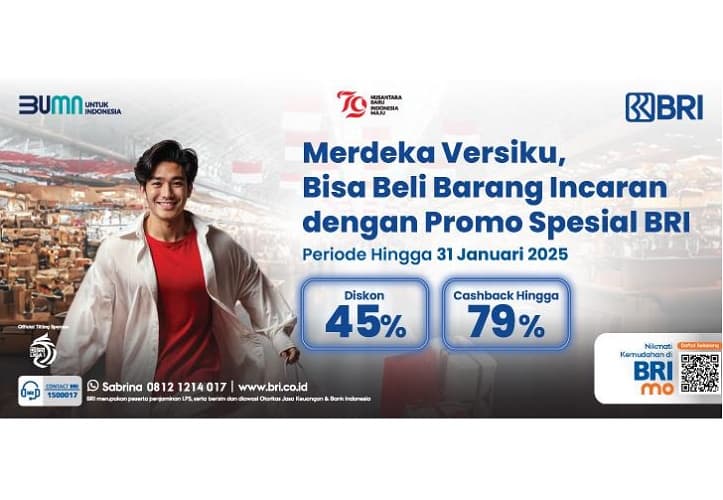 Catat Ragam Promo BRI 17 Agustus yang Sayang untuk Dilewatkan!