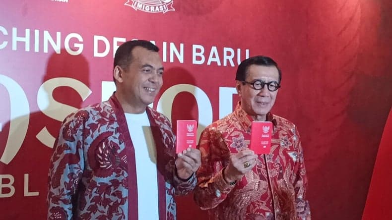 Desain Baru Paspor Indonesia Bernuansa Merah Putih, Ini Filosofinya