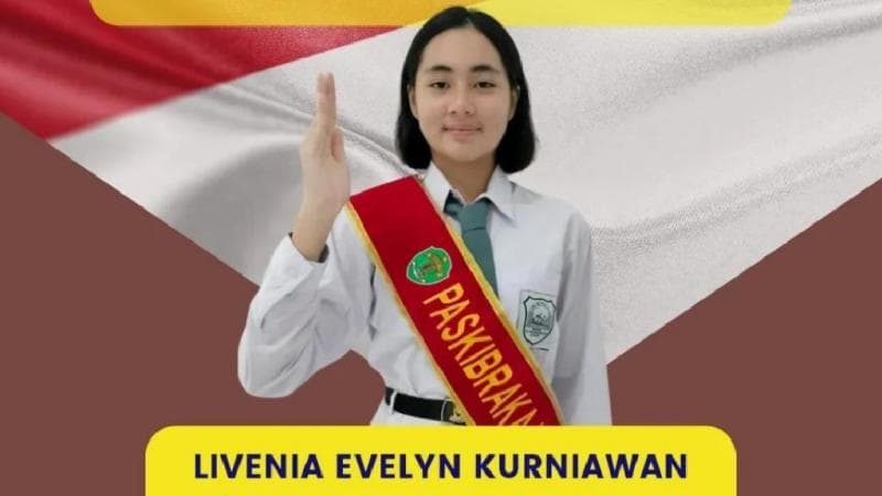 Profil dan Biodata Livenia Evelyn, Pembawa Baki di Upacara HUT ke-79 RI di IKN