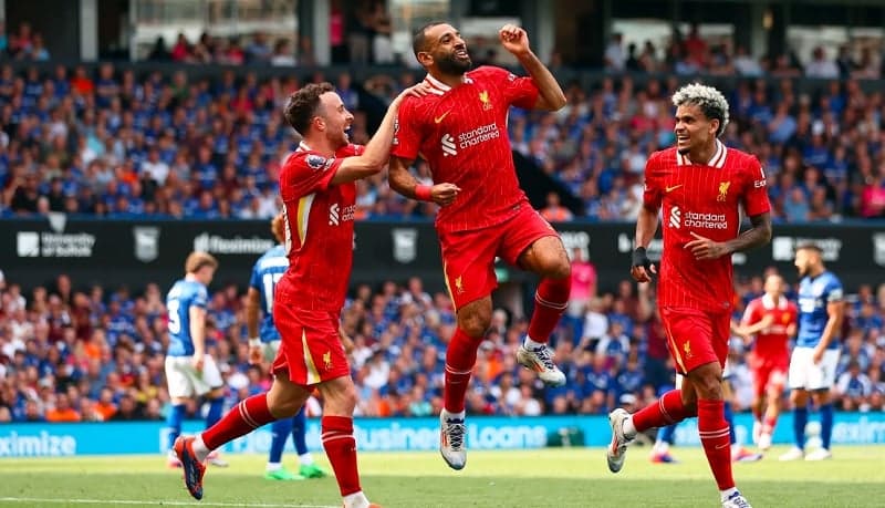 Hasil Ipswich Vs Liverpool di Liga Inggris 2024-2025: The Reds Awali Era Baru dengan Kemenangan