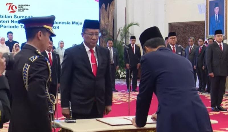 Jokowi Beri Pesan Ini ke Supratman usai Dilantik jadi Menkumham 