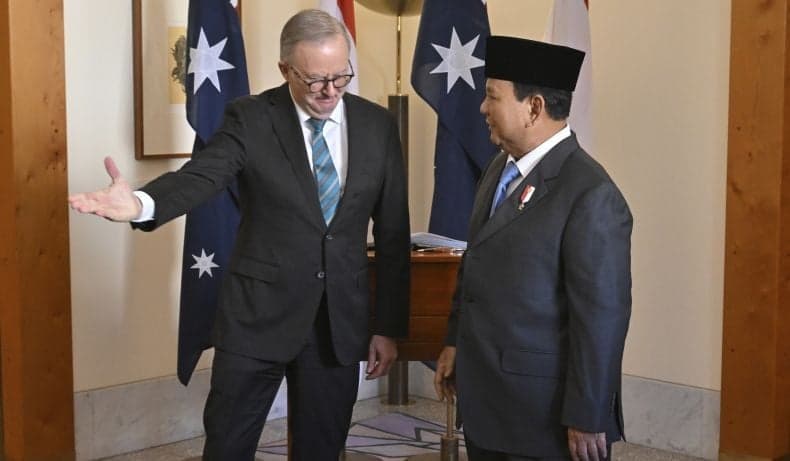 Prabowo Bertemu PM Australia Albanese di Canberra, Bahas Pakta Pertahanan Baru