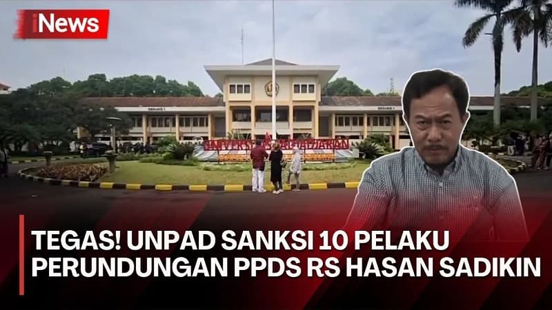 Unpad Pecat 2 Dokter Pelaku Bullying Prodi Dokter Spesialis di RS Hasan Sadikin