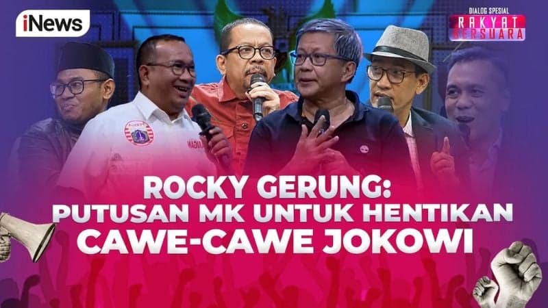 MK Ubah Aturan Pilkada, Rocky Gerung: Bukan untuk Anies atau PDIP