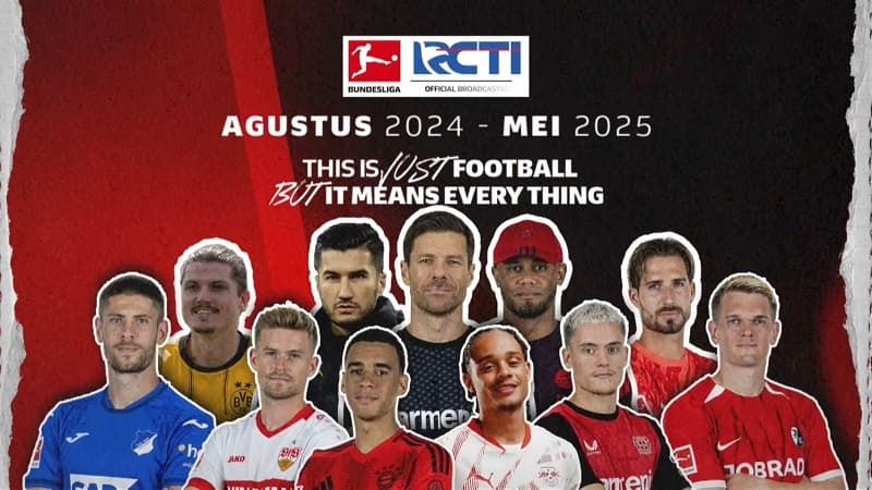 Asyik! Bundesliga Musim 2024-2025 Disiarkan di RCTI