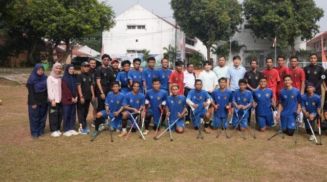 STY Terharu saat Kunjungi TC Timnas Sepak Bola Amputasi Indonesia: Saya Makin Termotivasi! 