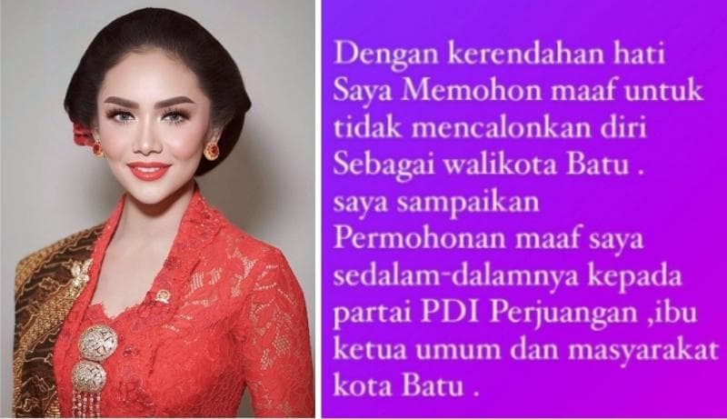 Kris Dayanti Mengundurkan Diri dari Calon Wali Kota Batu usai Direkomendasikan Ketum PDIP