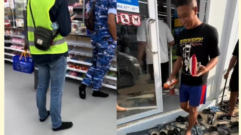 Viral Supermarket Unik di IKN, Pengunjung yang Belanja Harus Lepas Alas Kaki