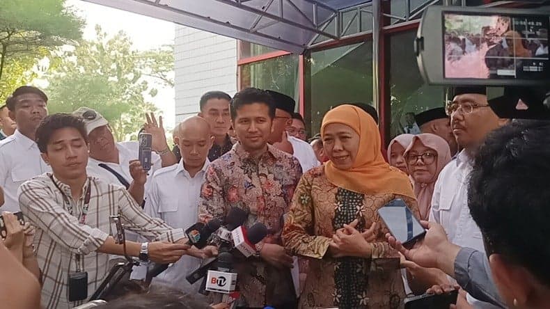 Khofifah-Emil akan Daftar ke KPUD Jawa Timur 28 Agustus