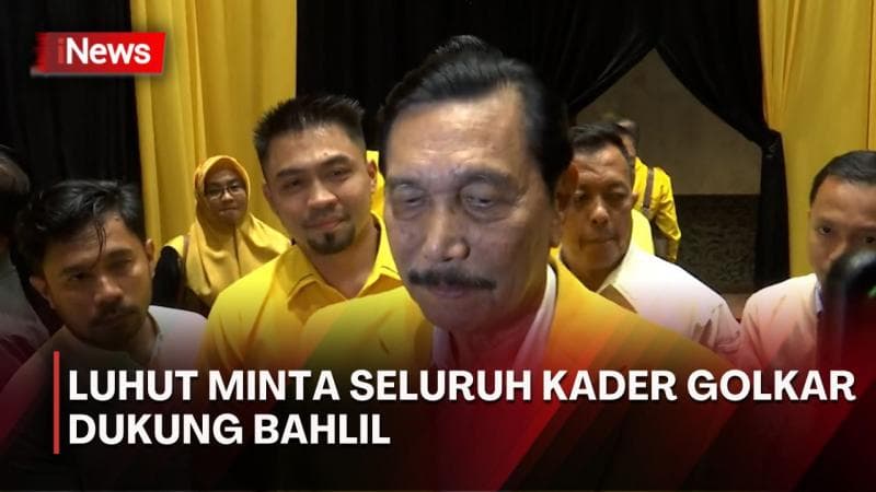 Ucapkan Selamat untuk Bahlil usai Jadi Ketum Golkar, Luhut: Enggak Ada Intervensi